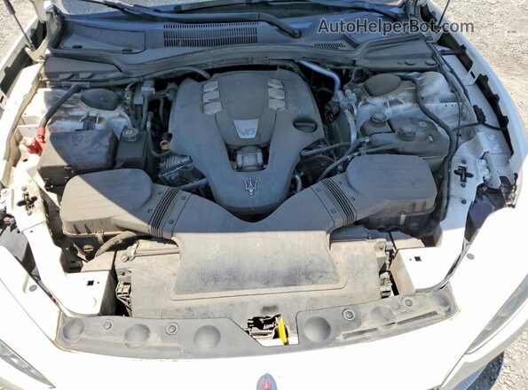 ZAM57XSA2G1167816 2016 MASERATI GHIBLI Белый Вид задней части салона