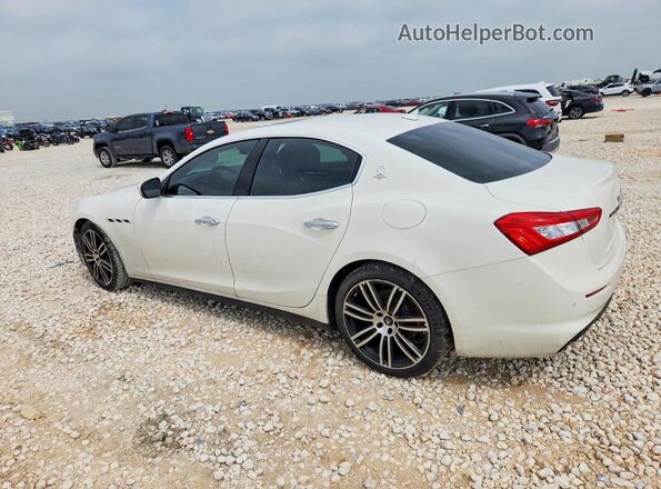 ZAM57XSA2K1314712 2019 MASERATI GHIBLI Белый Задняя левая четверть