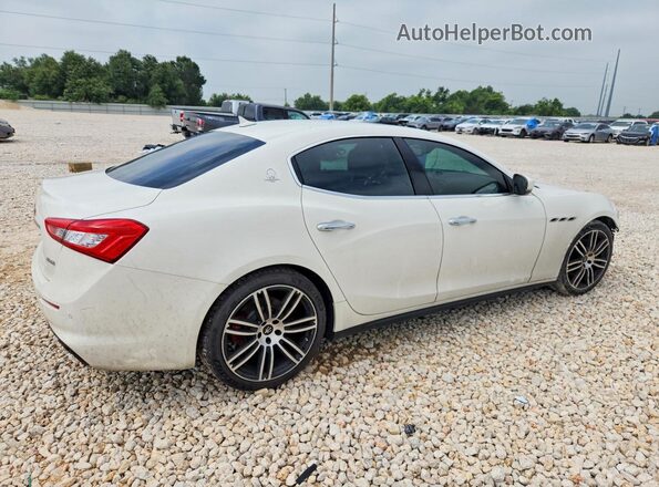 ZAM57XSA2K1314712 2019 MASERATI GHIBLI Белый Задняя правая четверть