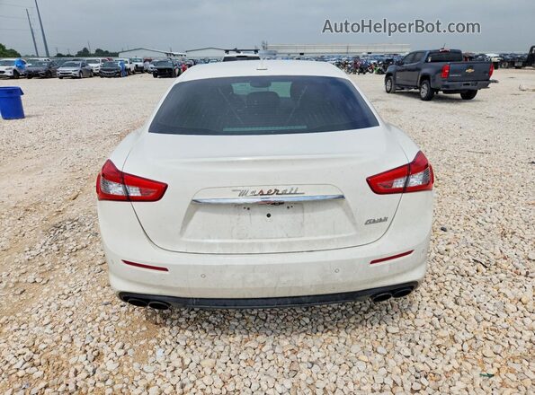 ZAM57XSA2K1314712 2019 MASERATI GHIBLI Белый Вид сзади