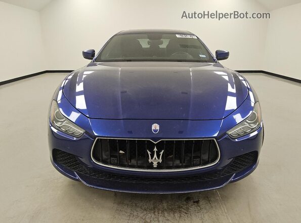 ZAM57XSA3H1242332 2017 MASERATI GHIBLI Синий 