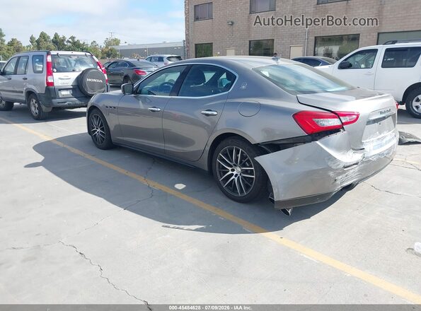 ZAM57XSA4G1167039 2016 MASERATI GHIBLI Gray Rear left