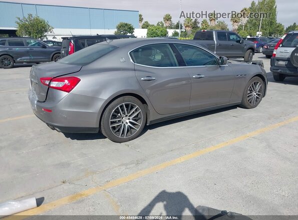 ZAM57XSA4G1167039 2016 MASERATI GHIBLI Gray Rear right