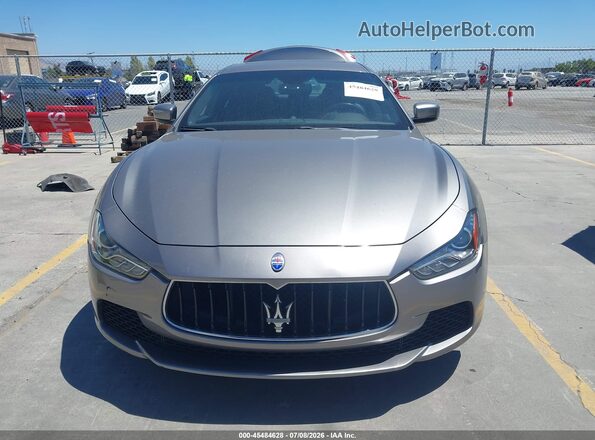 ZAM57XSA4G1167039 2016 MASERATI GHIBLI Gray Rear interior view