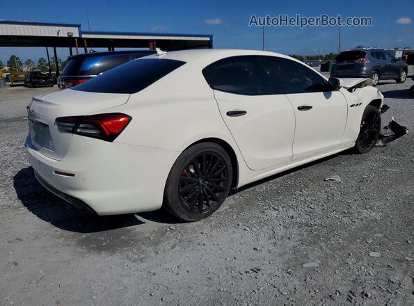 ZAM57XSA4N1390713 2022 MASERATI GHIBLI White Trasero derecho