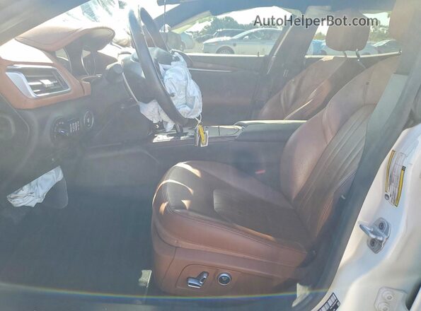 ZAM57XSA4N1390713 2022 MASERATI GHIBLI White Vista interior delantera