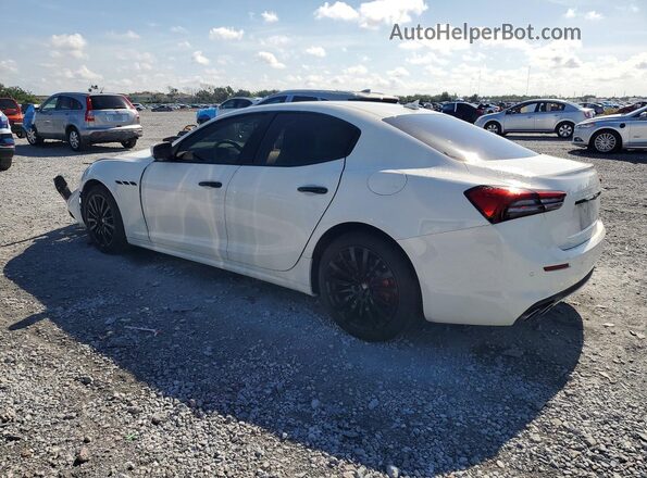 ZAM57XSA4N1390713 2022 MASERATI GHIBLI White Trasero izquierdo