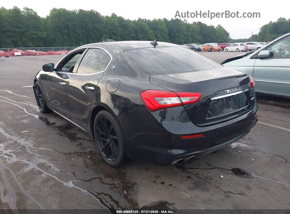 ZAM57XSA6J1300374 2018 MASERATI GHIBLI Черный Задняя левая четверть