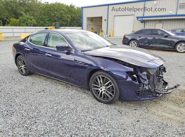 ZAM57XSA8J1290916 2018 MASERATI GHIBLI Blue Front right