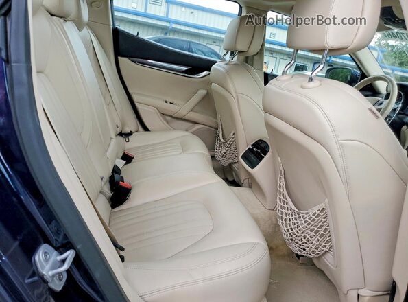 ZAM57XSA8J1290916 2018 MASERATI GHIBLI Blue Rear seats view