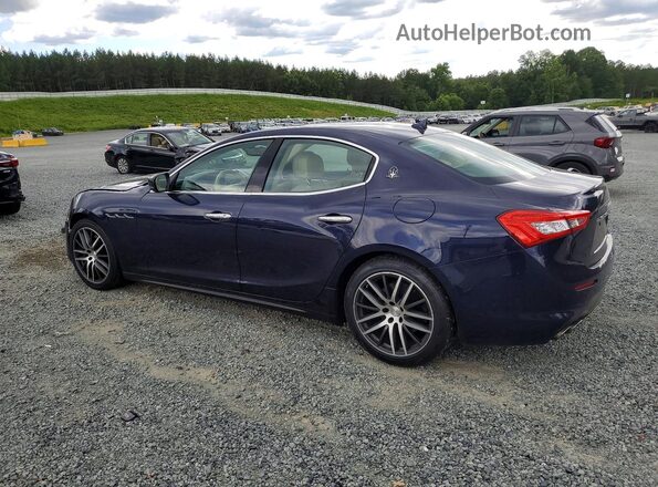ZAM57XSA8J1290916 2018 MASERATI GHIBLI Blue Rear left