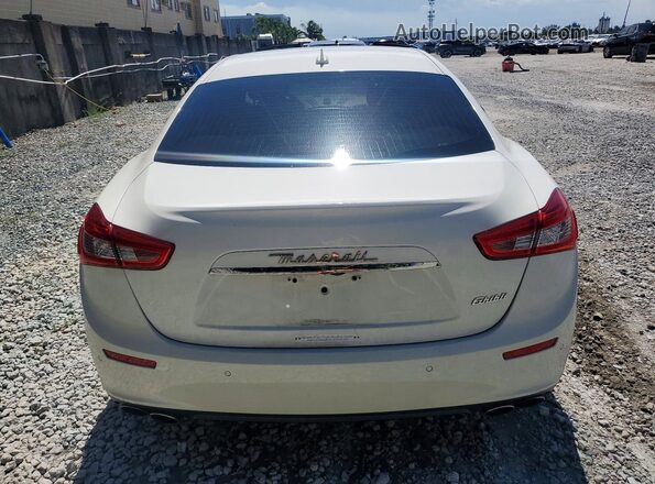 ZAM57XSA9G1175413 2016 MASERATI GHIBLI White Vista trasera