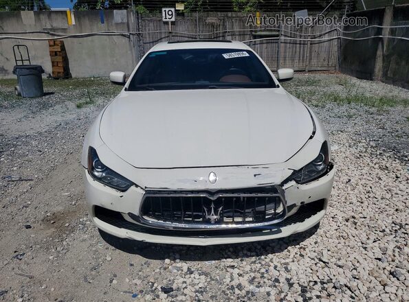 ZAM57XSA9G1175413 2016 MASERATI GHIBLI White Vista frontal