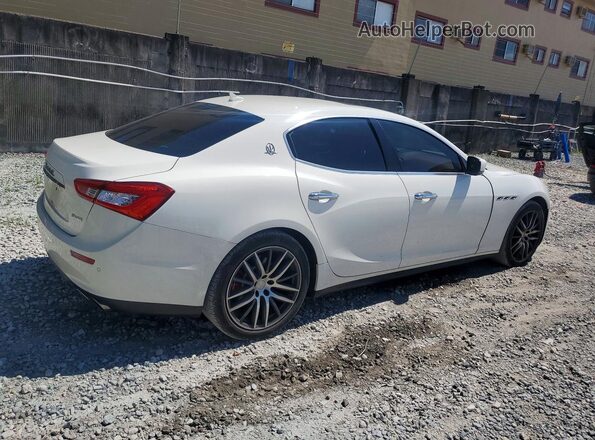 ZAM57XSA9G1175413 2016 MASERATI GHIBLI White Trasero derecho