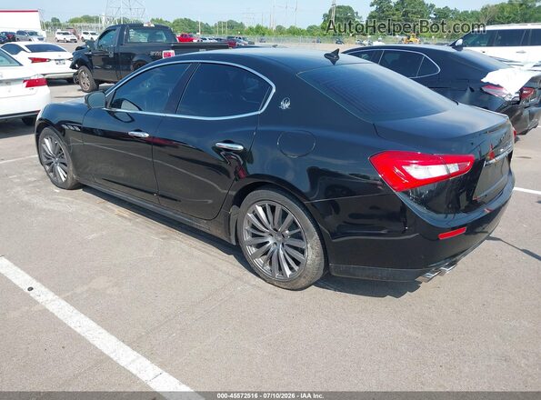 ZAM57XSAXH1242750 2017 MASERATI GHIBLI Black Rear left