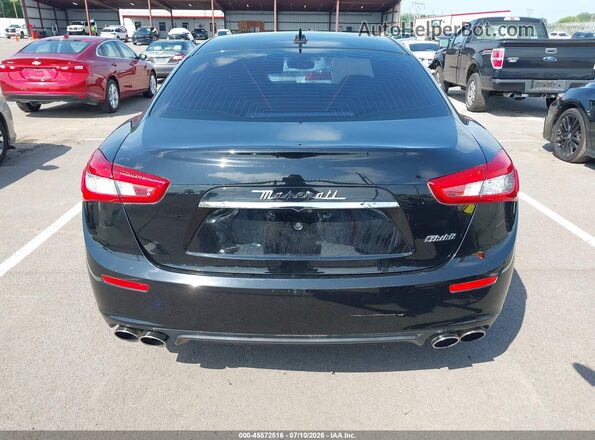 ZAM57XSAXH1242750 2017 MASERATI GHIBLI Black Front view