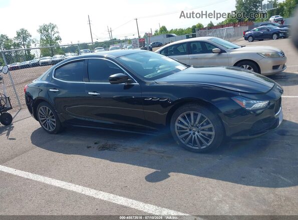 ZAM57XSAXH1242750 2017 MASERATI GHIBLI Black Rear interior view