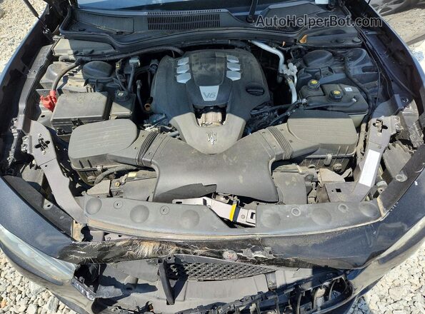 ZAM57XSL4H1257181 2017 MASERATI GHIBLI Черный Вид задней части салона