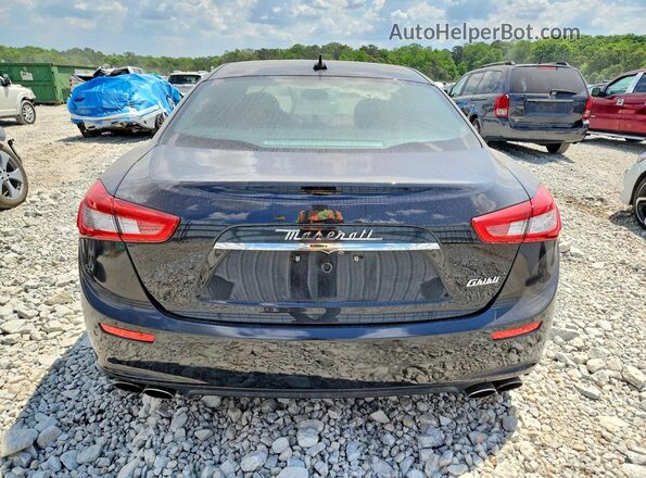 ZAM57XSL4H1257181 2017 MASERATI GHIBLI Черный Вид сзади