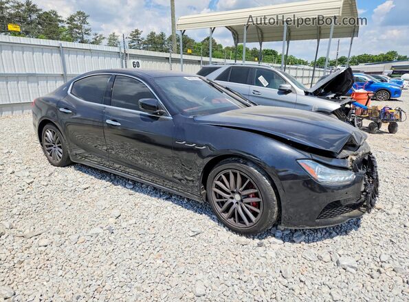 ZAM57XSL4H1257181 2017 MASERATI GHIBLI Черный Передняя правая четверть
