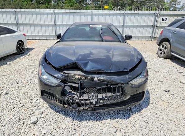 ZAM57XSL4H1257181 2017 MASERATI GHIBLI Черный Вид спереди