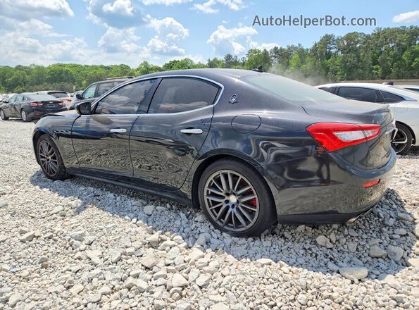 ZAM57XSL4H1257181 2017 MASERATI GHIBLI Черный Задняя левая четверть