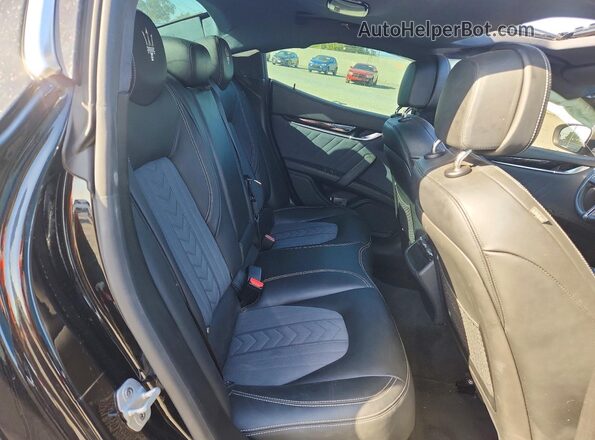 ZAM57XSL4M1362779 2021 MASERATI GHIBLI Black Vista de los asientos traseros