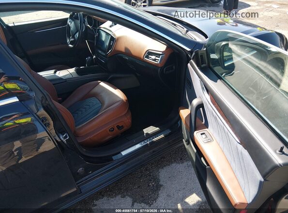 ZAM57XSL9J1284771 2018 MASERATI GHIBLI Black Widok wnętrza z przodu