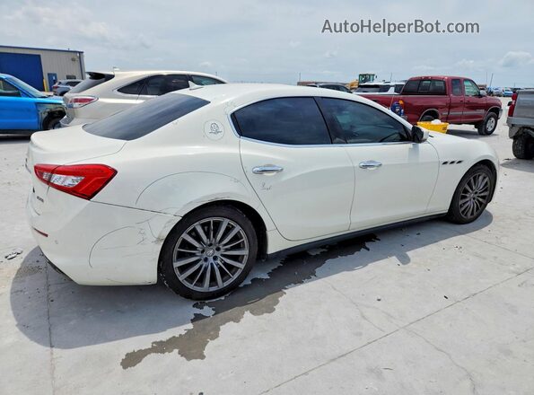 ZAM57YSAXJ1284993 2018 MASERATI GHIBLI White Rear right