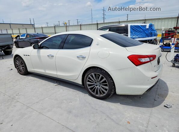 ZAM57YSAXJ1284993 2018 MASERATI GHIBLI White Rear left