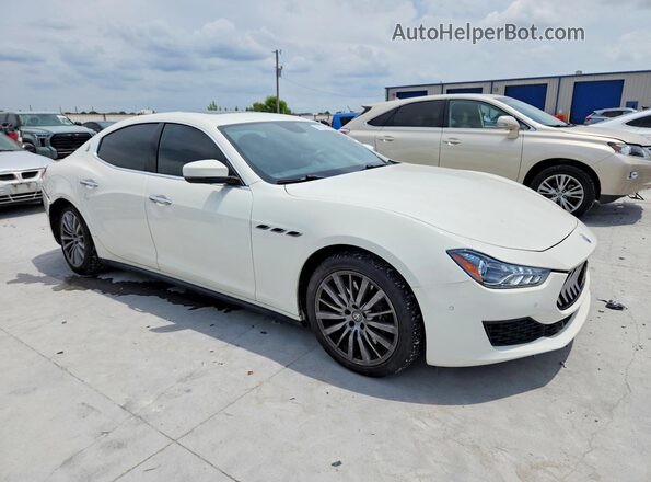 ZAM57YSAXJ1284993 2018 MASERATI GHIBLI White Front right