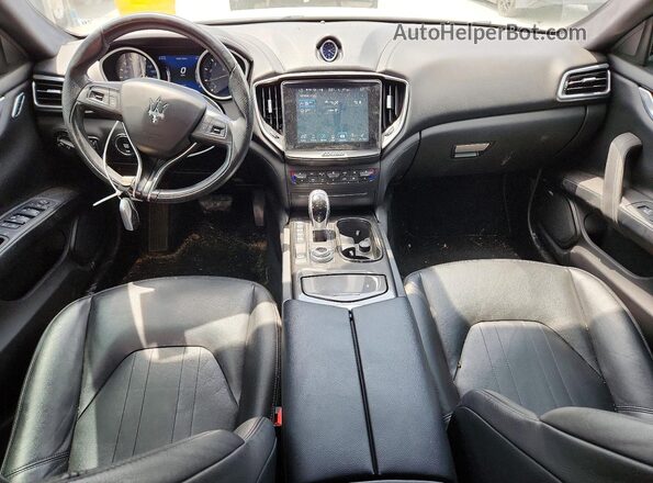 ZAM57YSAXJ1284993 2018 MASERATI GHIBLI White Dashboard view