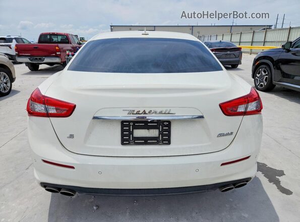 ZAM57YSAXJ1284993 2018 MASERATI GHIBLI White Rear view