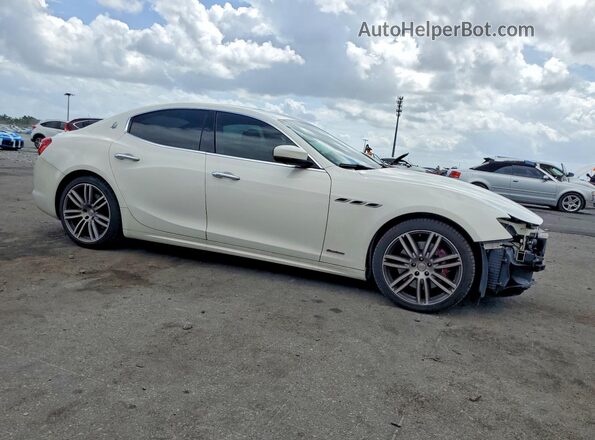 ZAM57YSL5K1312718 2019 MASERATI GHIBLI White Delantero derecho