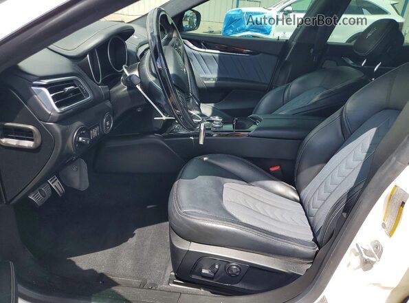 ZAM57YSL5K1312718 2019 MASERATI GHIBLI White Vista interior delantera