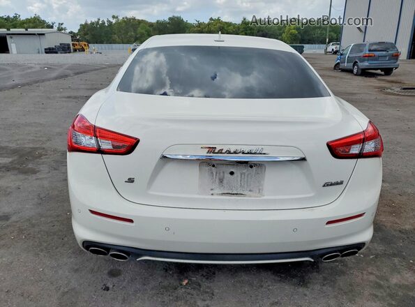 ZAM57YSL5K1312718 2019 MASERATI GHIBLI White Vista trasera