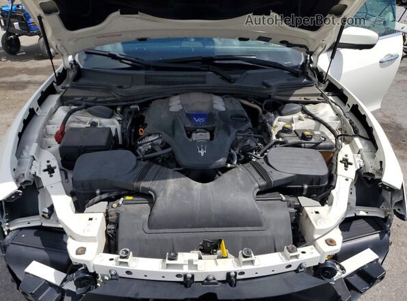 ZAM57YSL5K1312718 2019 MASERATI GHIBLI White Vista interior trasera