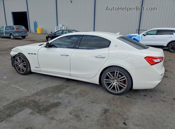 ZAM57YSL5K1312718 2019 MASERATI GHIBLI White Trasero izquierdo