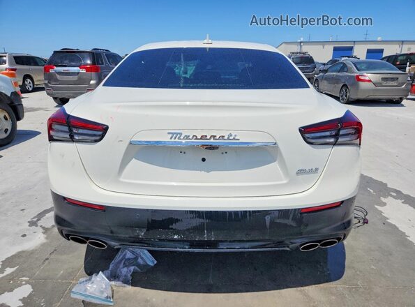 ZAM57YSL6N1385973 2022 MASERATI GHIBLI White Вид ззаду