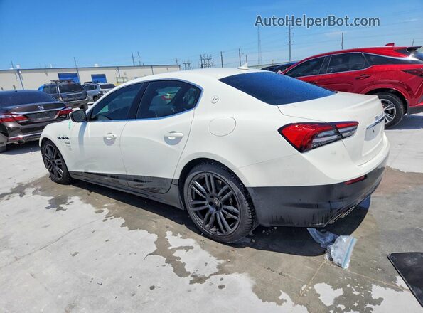 ZAM57YSL6N1385973 2022 MASERATI GHIBLI White Задня ліва чверть