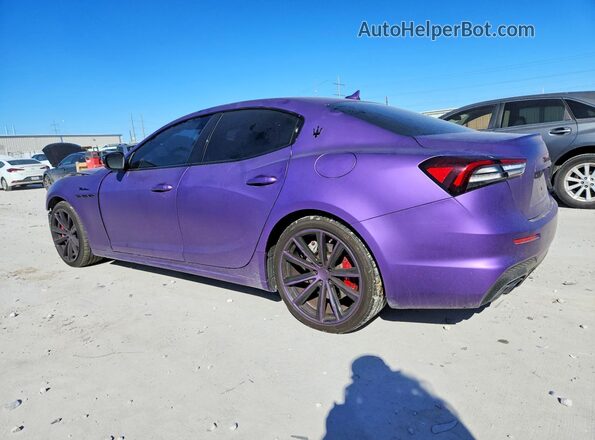 ZAM57YSM3N1388967 2022 MASERATI GHIBLI Purple Rear left