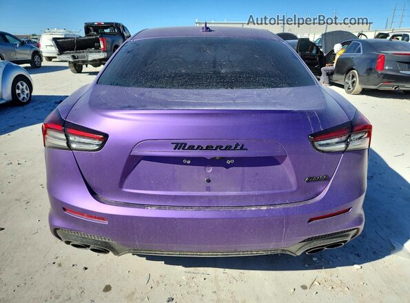 ZAM57YSM3N1388967 2022 MASERATI GHIBLI Purple Rear view