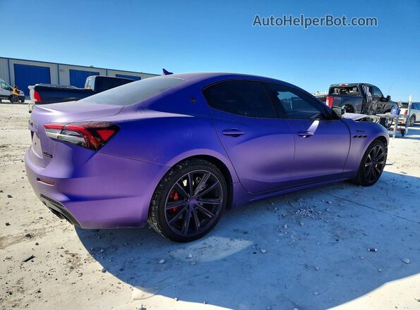 ZAM57YSM3N1388967 2022 MASERATI GHIBLI Purple Rear right