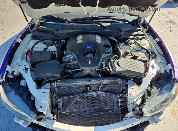 ZAM57YSM3N1388967 2022 MASERATI GHIBLI Purple Rear interior view