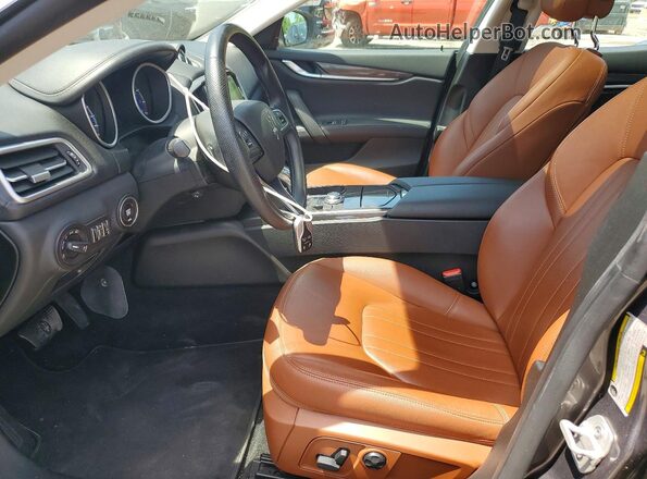 ZAM57YTA6L1355396 2020 MASERATI GHIBLI Gray წინა სალონის ხედი