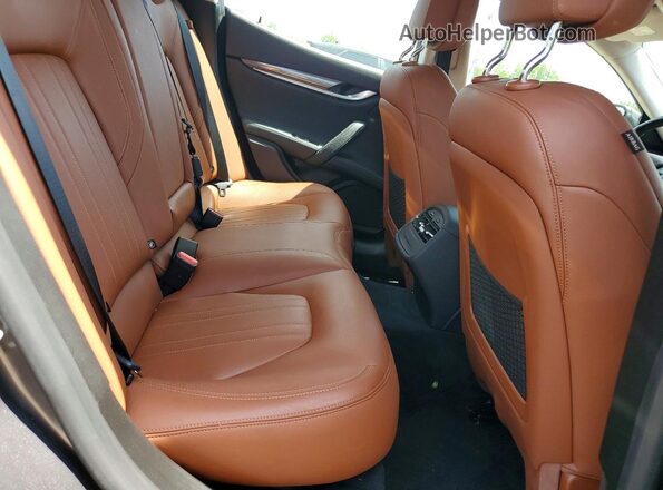 ZAM57YTA6L1355396 2020 MASERATI GHIBLI Gray უკანა სავარძლების ხედი