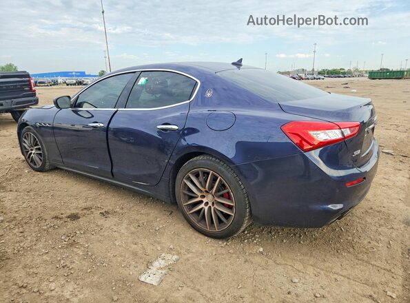 ZAM57YTAXJ1278657 2018 MASERATI GHIBLI Blue Rear left