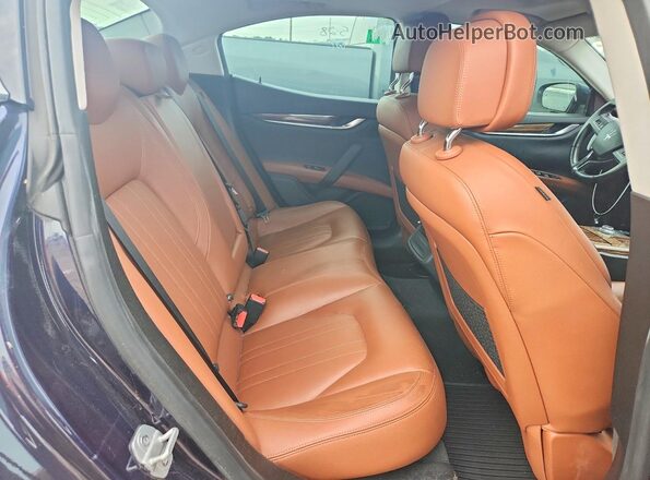 ZAM57YTAXJ1278657 2018 MASERATI GHIBLI Blue Rear seats view