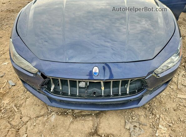 ZAM57YTAXJ1278657 2018 MASERATI GHIBLI Blue Rear interior view
