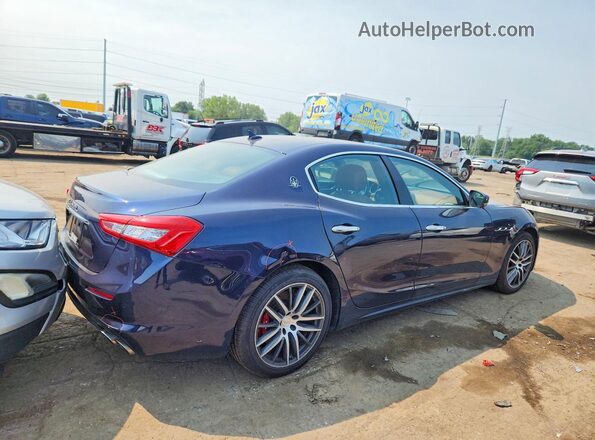 ZAM57YTAXJ1286239 2018 MASERATI GHIBLI Синий Задняя правая четверть